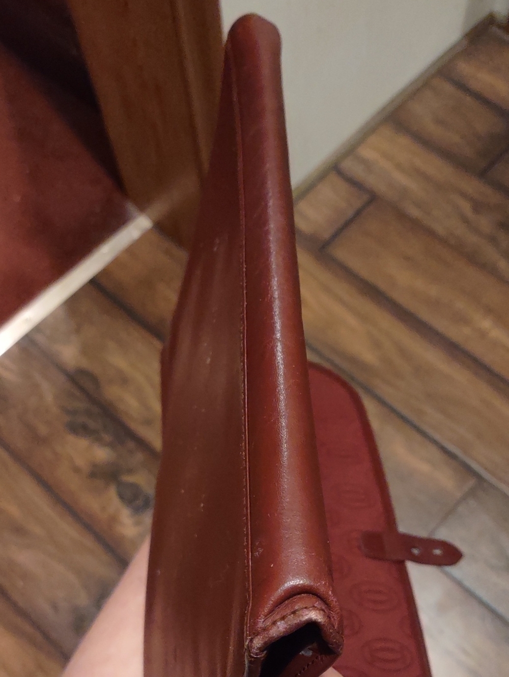 Authentic Cartier Leather Document Folio Clutch. - Picture 12 of 15